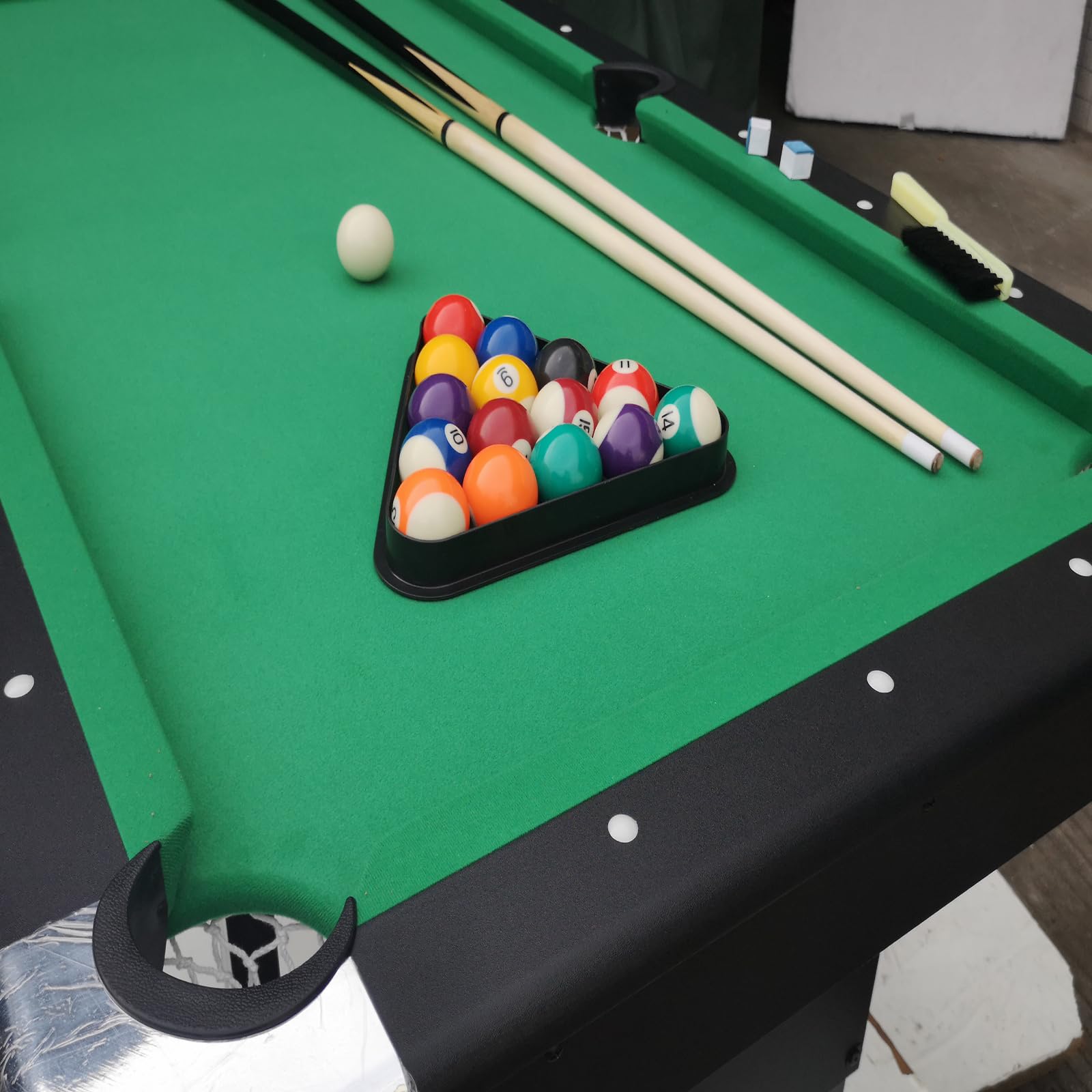 【最終出品・最終値下げ】小型ビリヤードテーブルセット Amazon.co.jp: Giantex ビリヤード台 幅122x 奥行き61x高さ76cm